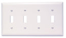Legrand TP1W Thermoplastic Toggle/Duplex Wall Plate
