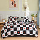 Leopard print beige & brown bedding set bedroom duvet cover