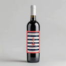 Let's Get Nauti Wine Label