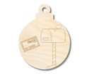 Unfinished Wood Etched Letters to Santa Ornament Shape | Paint By Line Crafts | up to 30" DIY