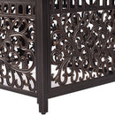 Aluminum 48-in Rectangular Patio Fire Table and Swivel Rocker Set