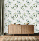 Voguish Watercolor Leaves Wallpaper Vogue