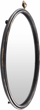 Loughlinstown Gold Frame Round Mirror