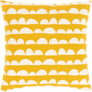Achthoven Bright Yellow Pillow Cover