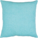 Achthoven Teal Pillow Cover