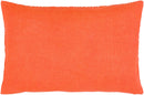 Mining Bright Orange Pillow Cover