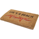 Life's a Beach Starfish Coir Doormat