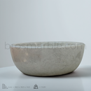 Light Beige Marble Vessel Sink