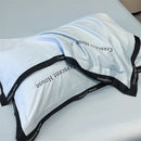 DecorBites™ Ice Silk Embroidery Bed Set | Skin-Friendly Duvet Cover Kit | Comforter Sets