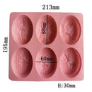 Light blue bee silicone soap mold kitchen honeycomb baking tray