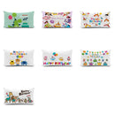 Light blue dinosaur animal happy birthday pillowcase bedroom decor