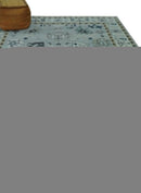 Light Blue Hand knotted Traditional Oushak Multi Size wool Area Rug