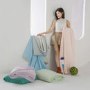 DecorBites™ Cooling Fabric Double-Sided Summer Blanket - Light Cooled Comforter