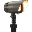 Light Fixture Black with 12V Heavy duty Die-cast Brass Feature