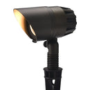 Light Fixture Black with 12V Heavy duty Die-cast Brass Feature