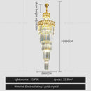 DecorBites™ Light Luxury Crystal Chandelier for Elegant Living Spaces