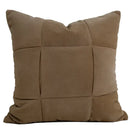 Light luxury designer black & white palm leaf pillow cover living room