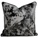 Light luxury designer black & white palm leaf pillow cover living room