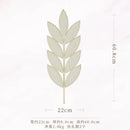 Light luxury iron golden wheat leaf wall decoration living room