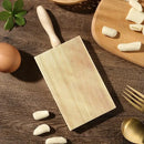 Light wood ridged garganelli board kitchen pasta maker tool