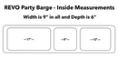 REVO Party Barge Cooler | Deep Black | Insulated Beverage Tub