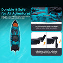 Lightweight 10FT 1-Person Modular Fishing Kayak With Fin Drive System (SAK21489)
