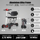 Lightweight Powered Folding Mobility Scooter For Adults And Seniors (SAK53214)