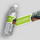 Lime Fitness Water Bottle Labels