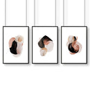 Modern print art | set of 3 wall art prints