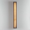 Linear Symmetry Alabaster Wall Sconce