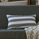 Linen stripe cushion cover living room striped pillow case