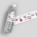 Lingerie Party Bachelorette Water Bottle Labels