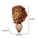 Lion Head Wall Lamp