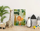 Nursery Safari Prints - Luster Paper Nursery Wall Art Prints