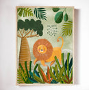 Nursery Safari Prints - Luster Paper Nursery Wall Art Prints
