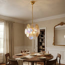 Liora Iridescent Disc Glass Chandelier
