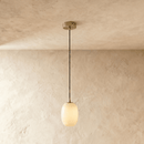 Lithos Alabaster Pendant Light