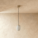 Lithos Alabaster Pendant Light