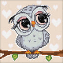Little Owl CS2711 7.9 x 7.9 inches Crafting Spark Diamond Painting Kit.