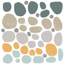 Watercolor Speckles & Dots - Fabric Nursery Wall Art Decals
