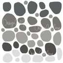 Watercolor Speckles & Dots - Fabric Nursery Wall Art Decals