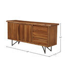 Live Edge Server, Light Walnut