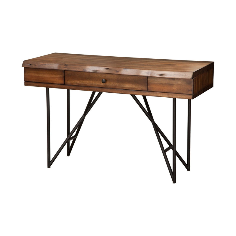 Live Edge Writing Desk, Light Walnut