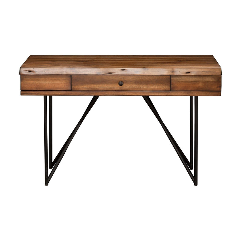 Live Edge Writing Desk, Light Walnut