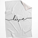 Live Laugh Love A Blanket