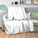 Live Laugh Love A Blanket