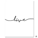 Live Laugh Love Canvas