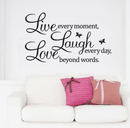 Live Laugh Love Wall Sticker