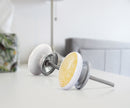 Mascot Hardware Circle Checkered 1-3/5 in. Yellow Cabinet Knob
