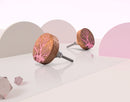 Mascot Hardware Thunder Crack 1-7/10 in. Wooden Round Knob (Pack of 10)
